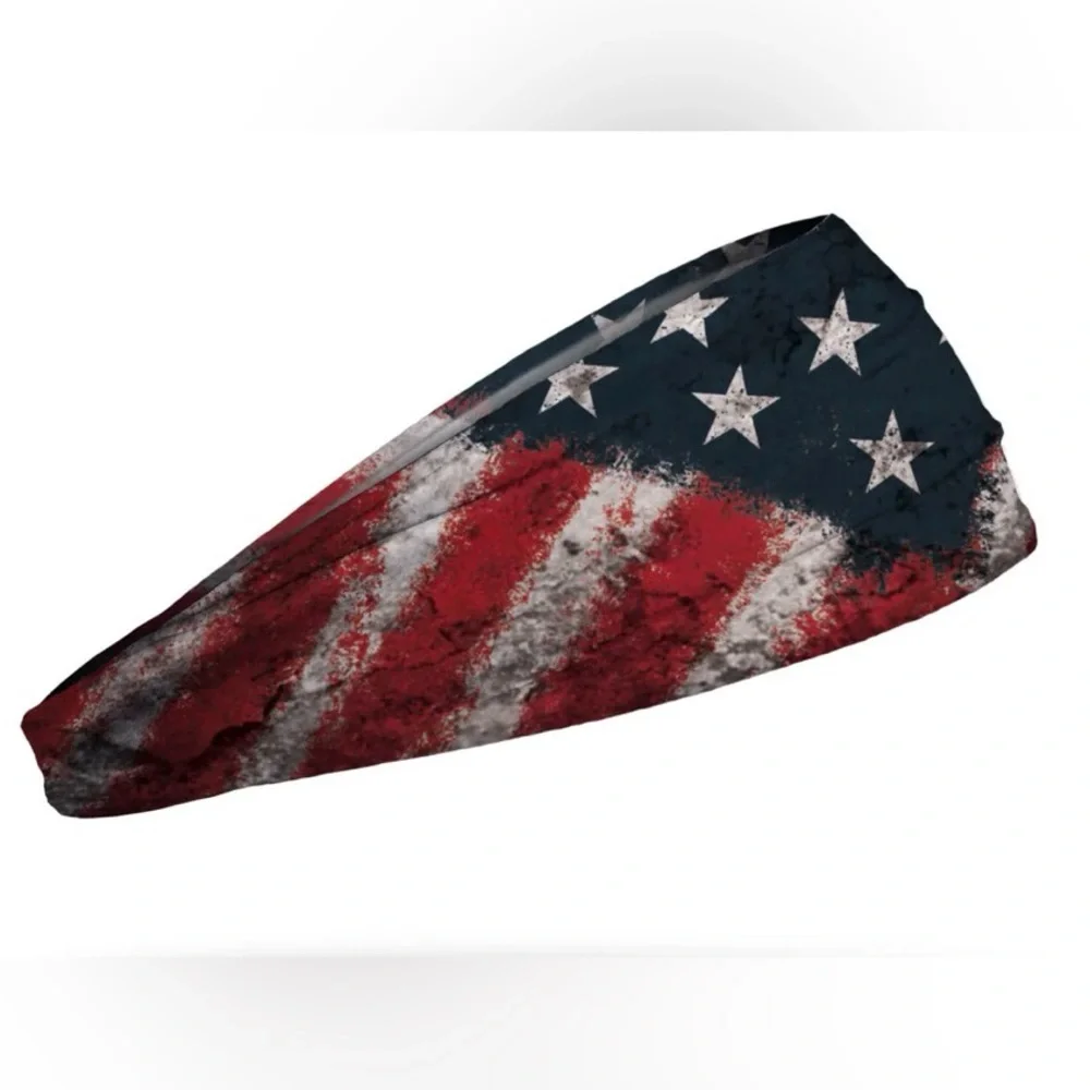 American Flag Print JUNK Performance Headband